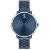 Movado Bold Shimmer Blue Dial Blue Steel Women's Watch 3600780 In Blue