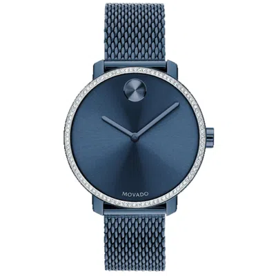 MOVADO WOMEN'S BOLD BLUE DIAL WATCH
