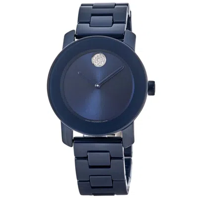 MOVADO WOMEN'S BOLD BLUE DIAL WATCH