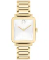 Movado Bold Evolution 2.0 Square Watch, 28mm X 26mm In Gold-tone
