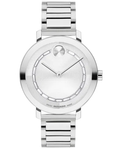MOVADO WOMEN'S BOLD EVOLUTION 2.0 SWISS QUARTZ STAINLESS STEEL WATCH 34MM