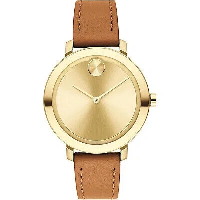 Pre-owned Movado Women's Bold Gold Dial Watch - 3600890