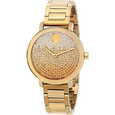 Pre-owned Movado Women's Bold Gold Dial Watch - 3600931