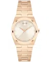 Movado Women's Bold Quest Swiss Quartz Ionic Plated Rose Gold Steel Watch 35mm In Rose-gold