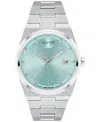 Movado Women's Bold Quest Swiss Quartz Stainless Steel Watch 35mm In Silver-tone