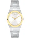 Movado Women's Bold Quest Swiss Quartz Two Tone Stainless Steel Watch, 28mm In Metallic