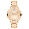 Movado Women's Bold Rose Gold Dial Watch In Gold