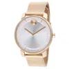 Movado Women's Bold Silver Dial Watch In Gold