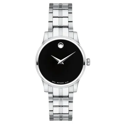 Movado Women's Classic Black Dial Watch In Metallic