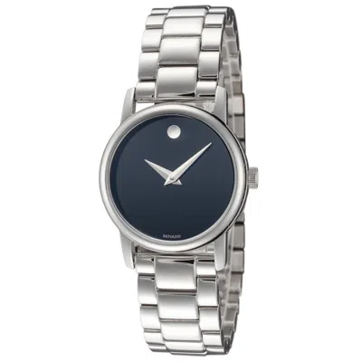 Movado Women's Classic Museum 27.2mm Quartz Watch In Black