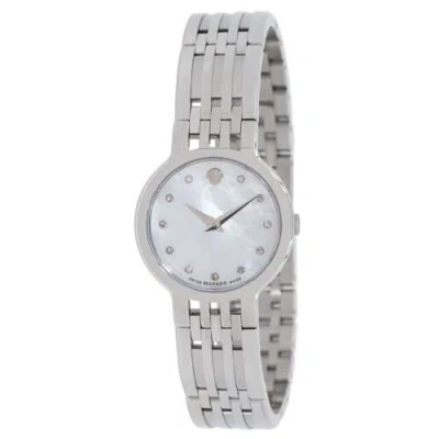 Pre-owned Movado Women's Esperanza 26.2mm Quartz Watch 0607498