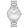 Movado Bold Evolution 2.0 Crystal-embellished 34mm Watch In Silver
