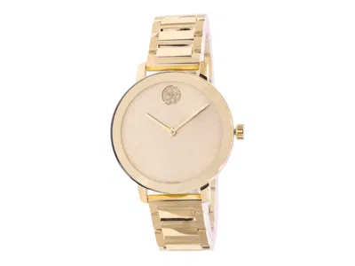 Pre-owned Movado Women's  Bold Evolution Pale Gold 3600733 Watch In Stainless Steel In Silver