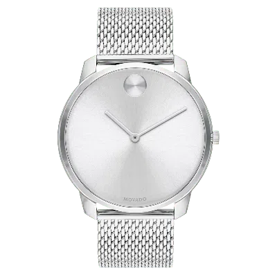 Pre-owned Movado Women's  Bold Thin 3600589 Watch In Stainless Steel