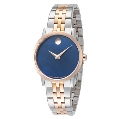 Movado Women's Museum 28mm Quartz Watch In Red