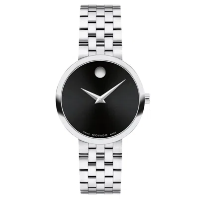 Movado Women's Museum Black Dial Watch In Pink