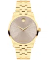 Movado Women's Museum Classic Swiss Automatic Yellow Pvd Watch, 33mm In Yellow