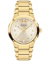 Movado Women's Museum Imperiale Swiss Automatic Light Yellow Pvd Steel Watch, 33mm In Gold