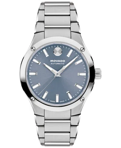 Movado Women's Museum Imperiale Swiss Automatic Stainless Steel Watch, 33mm In Silver