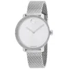 Movado Women's Silver Dial Watch In Metallic