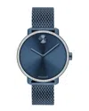 Movado Bold Shimmer Blue Dial Blue Steel Women's Watch 3600780