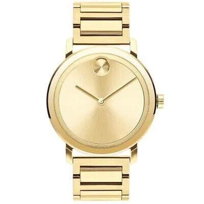 Pre-owned Movado Womens Bold Gold Dial Watch - 3600822