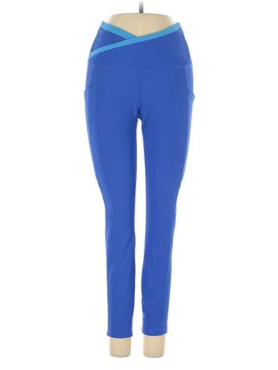 Pre-owned Move Theology Active Pants In Blue