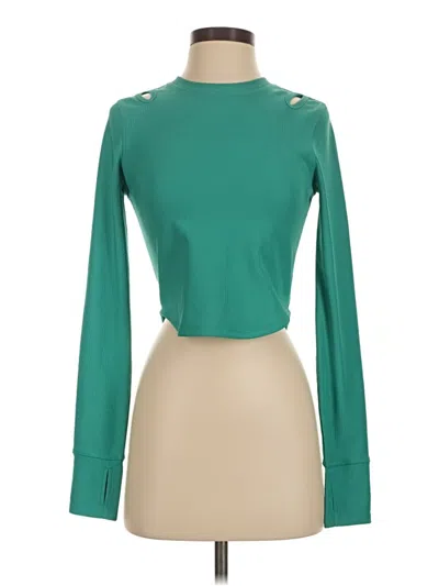 Pre-owned Move Theology Cardigan Sweater In Green