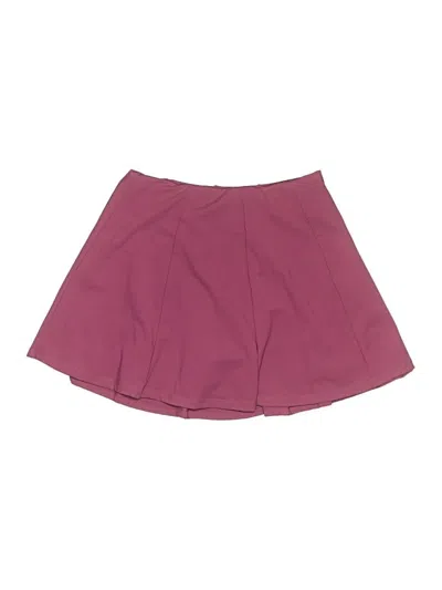 Pre-owned Move Theology Casual Skirt In Burgundy