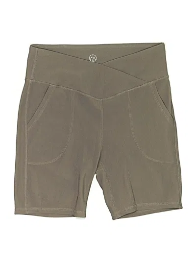 Pre-owned Move Theology Khaki Shorts In Brown