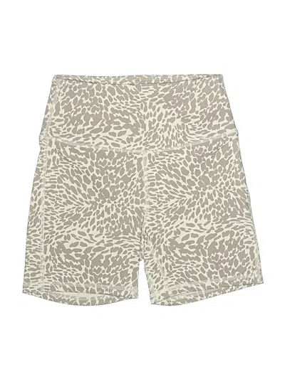 Pre-owned Move Theology Khaki Shorts In Ivory