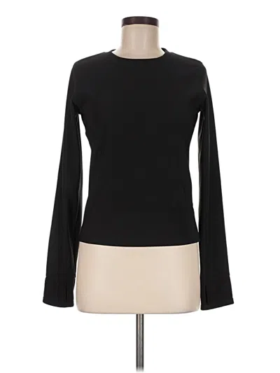 Pre-owned Move Theology Long Sleeve Top Black Turtleneck Tops