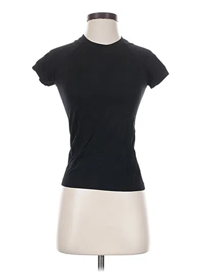 Pre-owned Move Theology Short Sleeve Turtleneck In Black
