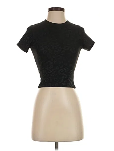 Pre-owned Move Theology Short Sleeve Turtleneck In Black