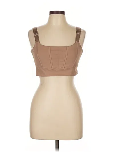 Pre-owned Move Theology Sports Bra In Brown
