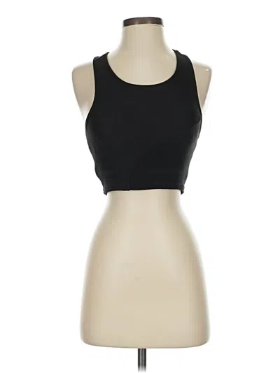 Pre-owned Move Theology Tank Top Black Strapless Neckline Tops