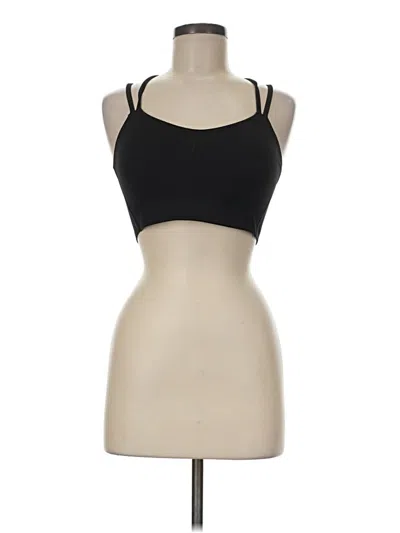 Pre-owned Move Theology Tank Top Black Strapless Neckline Tops