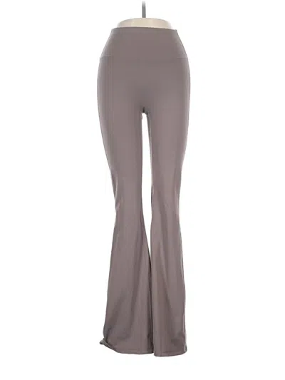 Pre-owned Move Theology Yoga Pants In Gray