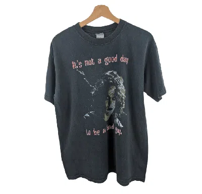 Pre-owned Movie Vintage The Crow Brandon Lee  Cult Promo Shirt In Black