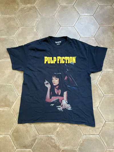 Pre-owned Movie X Vintage Pulp Fiction Shirt Art Y2k In Black