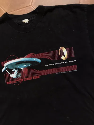 Pre-owned Movie X Vintage Star Trek Vintage Shirt In Black