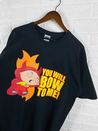 Pre-owned Movie X Vintage You Will Bow To Me Family Guy 2009 T Shirt In Black