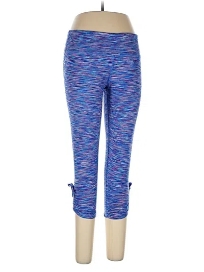 Pre-owned Moving Comfort Active Pants In Blue