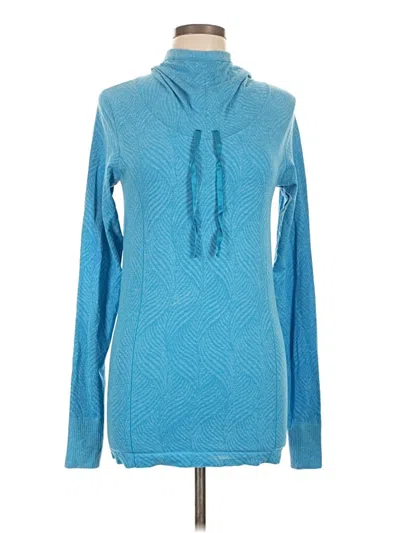 Pre-owned Moving Comfort Pullover Sweater In Blue