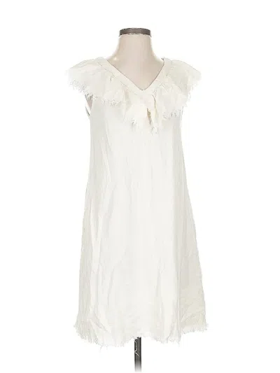 Pre-owned Mo:vint Casual Dress In White