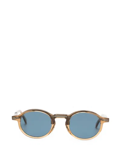 Movitra Alias Round-frame Sunglasses In Brown