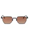 Movitra Gun With Flash Gradient Light Blue Lenses Acetate Sunglasses