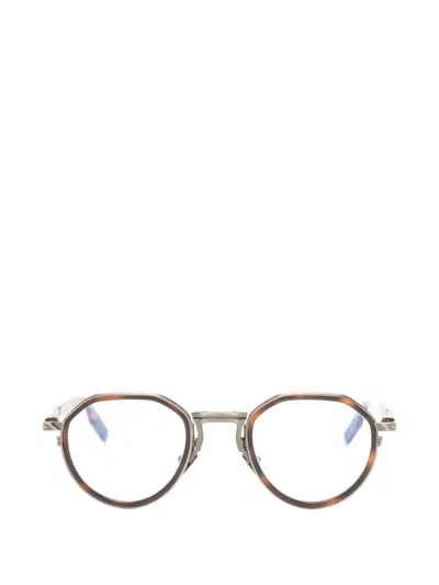 Movitra Nexus 01 Round-frame Glasses In Brown