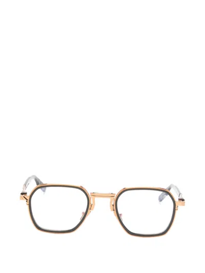 Movitra Nexus 02 Geometric-frame Glasses In Gold