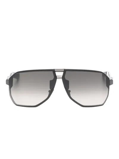 Movitra Phaenomenon 01 Geometric Sunglasses In Black
